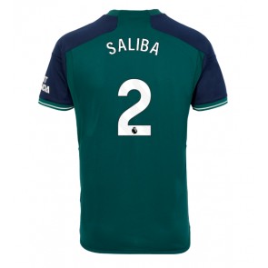 Arsenal William Saliba #2 Rezervni Dres 2023-24 Kratak Rukavima